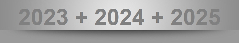 2023 + 2024 + 2025